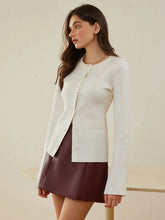 Button Down Slim Cardigan